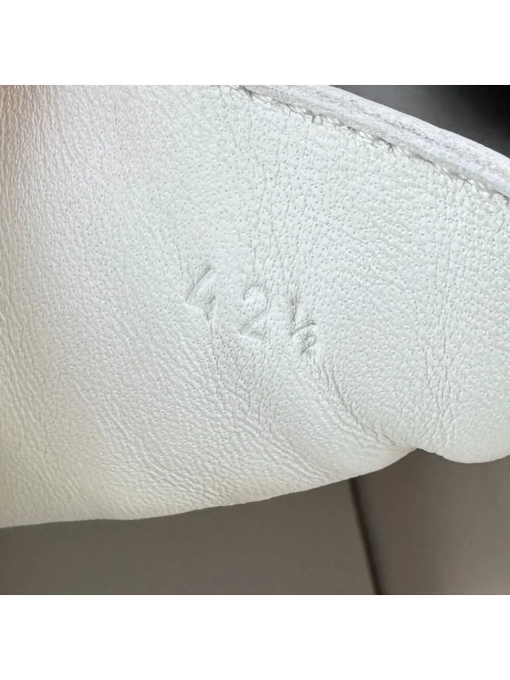 Hermes District Leather High Cut Sneakers White